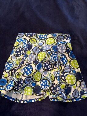 Pickleball Bella Skort Dink Blue & Lime green skirt size 1